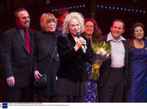Carole King on stage