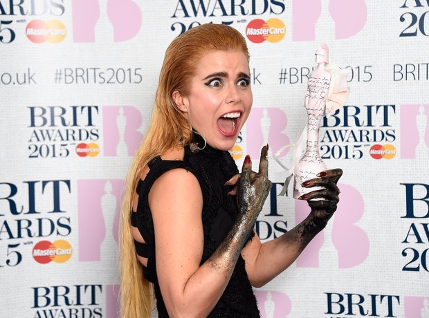 Paloma Faith BRIT Awards 2015 Backstage