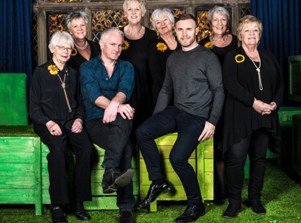 Gary Barlow and the Calendar Girls