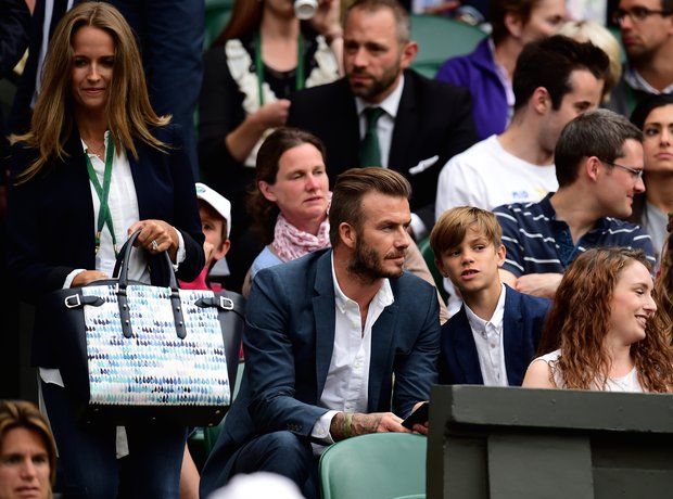 Kim Murray David Beckham Wimbledon