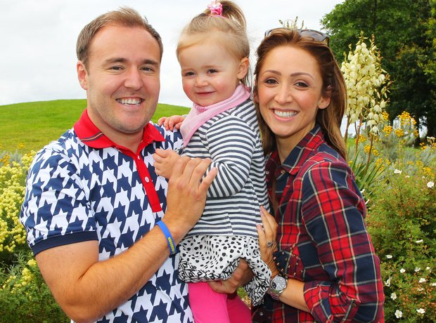 Alan Halsall and Lucy-Jo Hudston