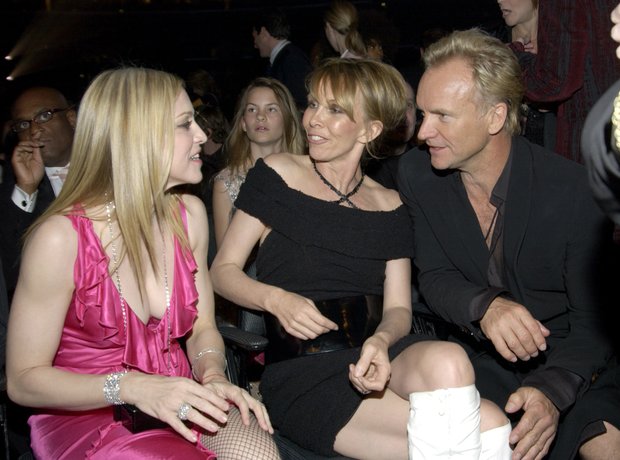 Madonna, Trudie and Sting