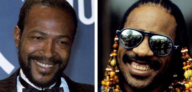 Stevie Wonder and Marvin Gaye