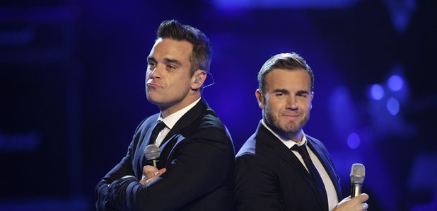 Robbie Williams and Gary Barlow