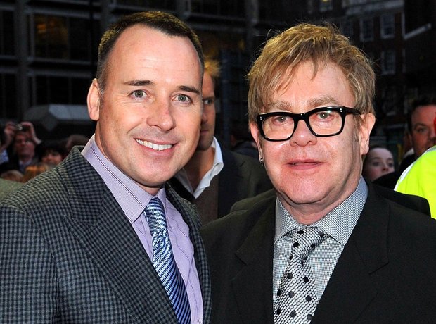 David Furnish and Sir Elton John