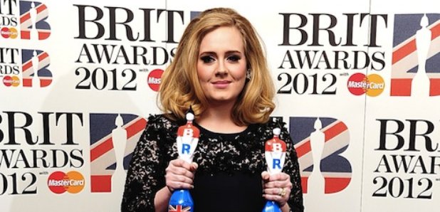 Adele BRIT Awards 2012