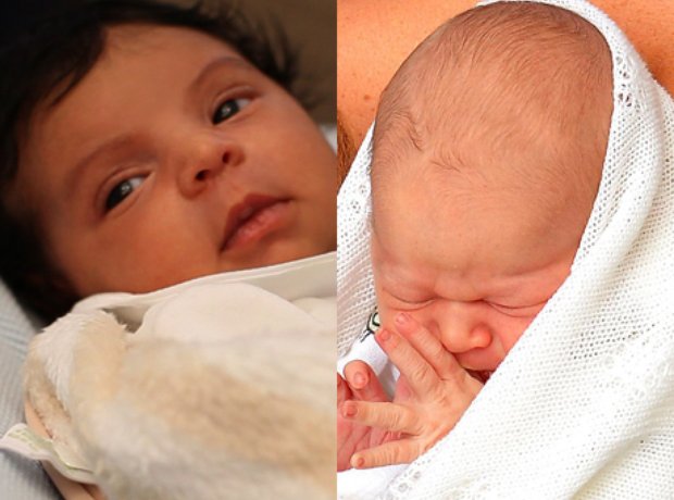 Blue Ivy Carter and Prince Geo