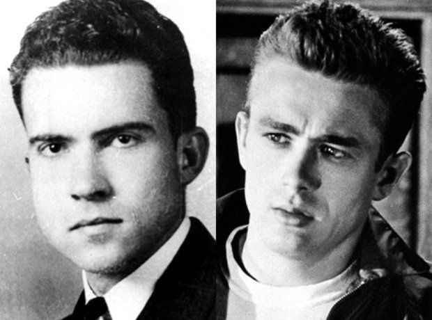 Richard Nixon and James Dean