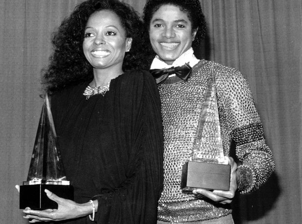 Michael Jackson and Diana Ross