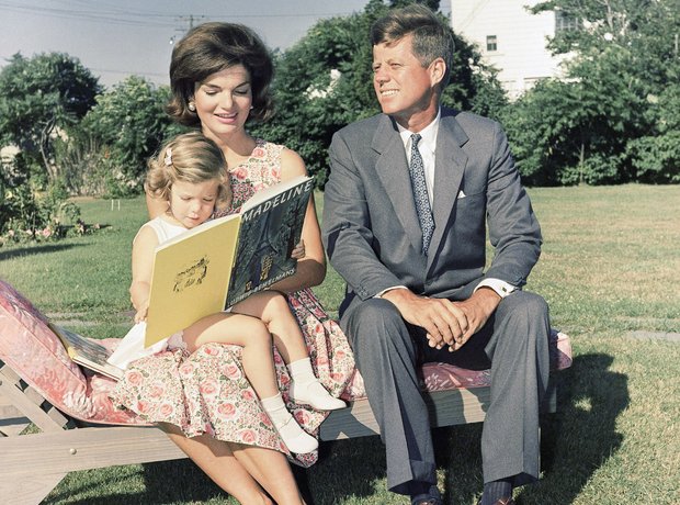 Jackie and John Fitzgerald Kennedy