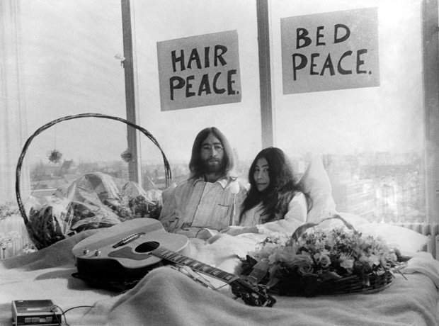 John Lennon and Yoko Ono
