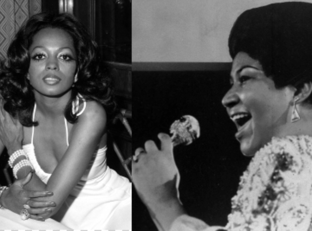 Diana Ross and Aretha Franklin