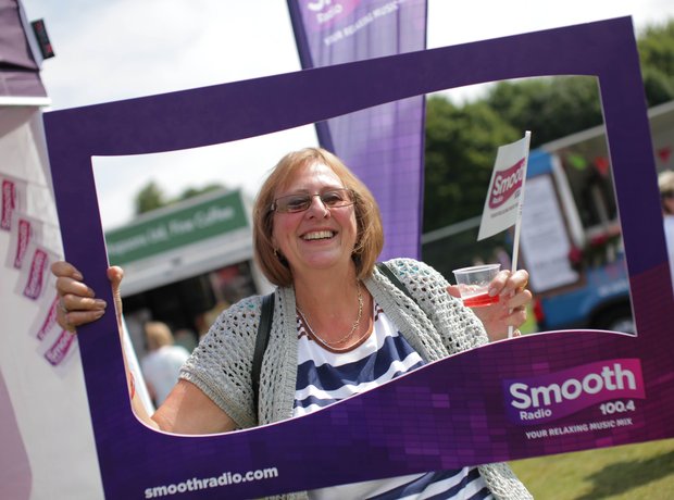 Smooth Radio at the Foodies Festival, Tatton Park