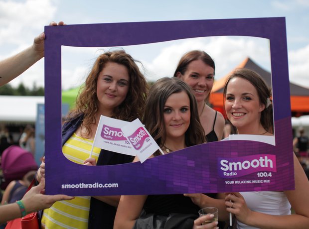 Smooth Radio at the Foodies Festival, Tatton Park