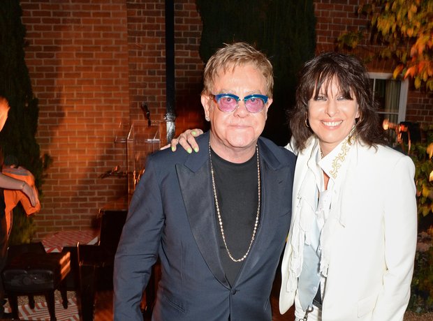 Sir Elton John and Chrissie Hynde