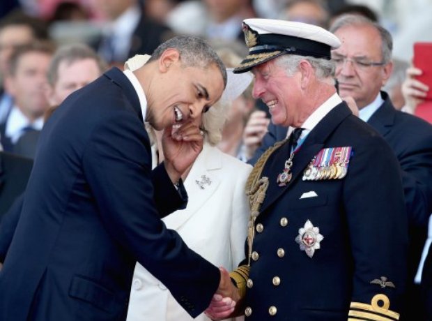 Barack Obama and Prince Charles