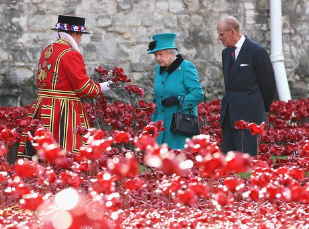 The Queen visits the Tower Of London