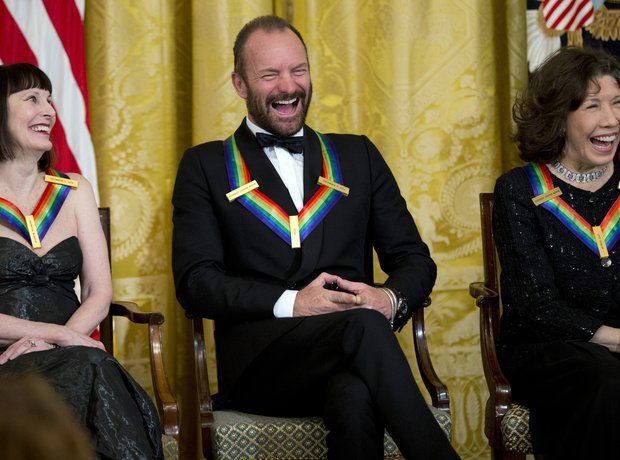 Sting receives the Kennedy Honors