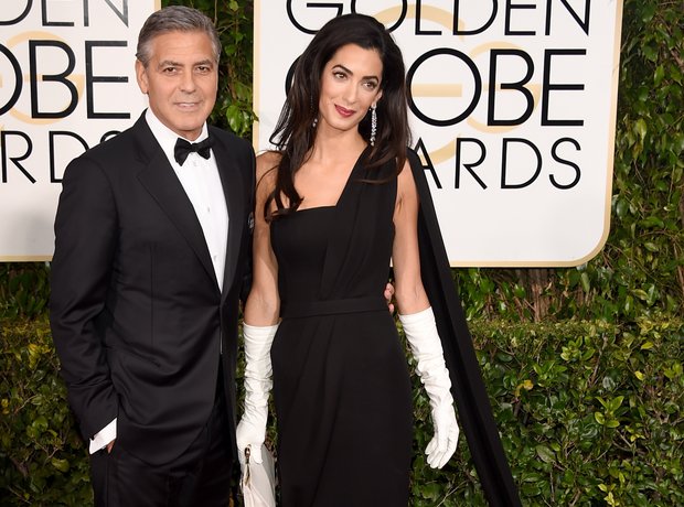 George Clooney and Amal Alamuddin Clooney