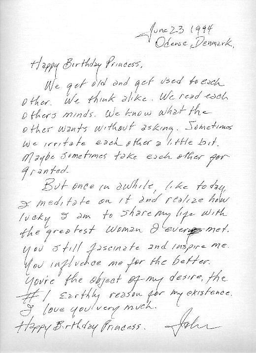 Johnny Cash's love letter to June Carter