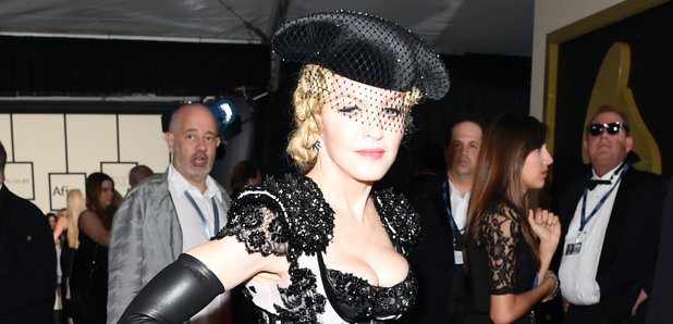 Madonna arrives at the Grammy Awards 2015