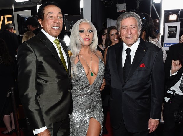 Smokey Robinson, Lady Gaga, Tony Bennett