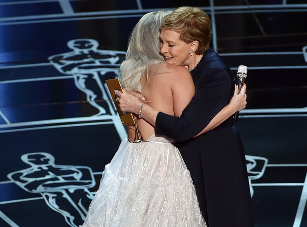 Lady Gaga and Julie Andrews