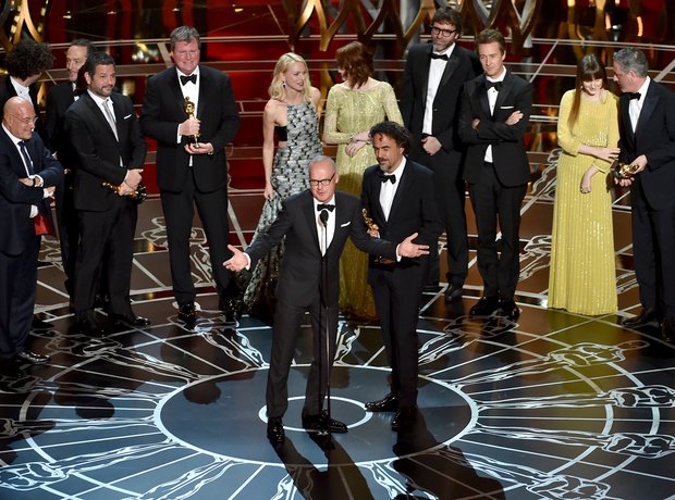 Michael Keaton and Birdman