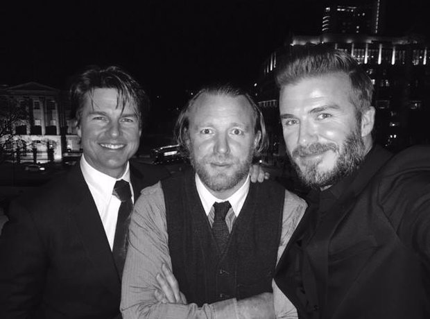David Beckham, Tom Cruise and Guy Ritchie