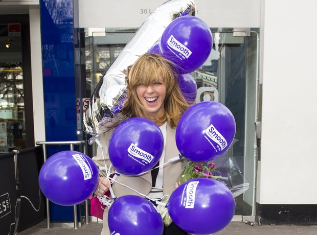 Kate Garraway celebrates her first anniversary at