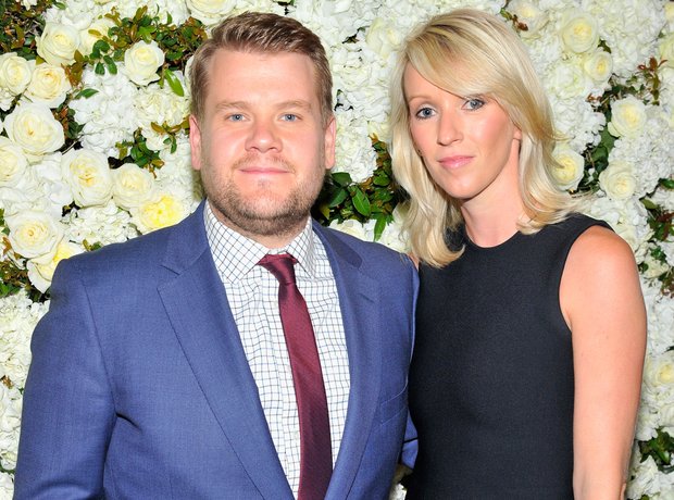 James Corden and wife Julia Carey