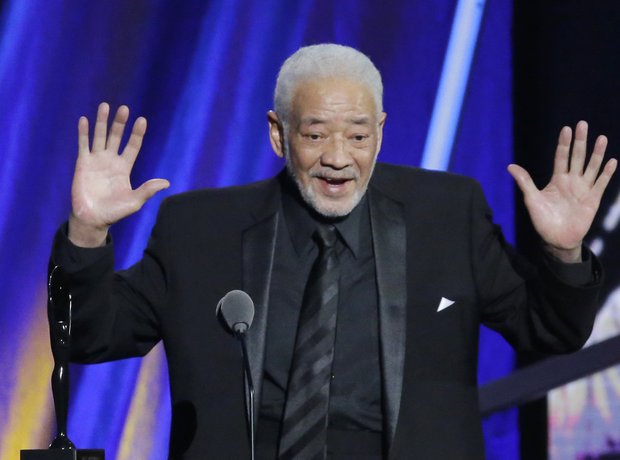 Bill Withers speaks at the Rock and Roll Hall of Fame