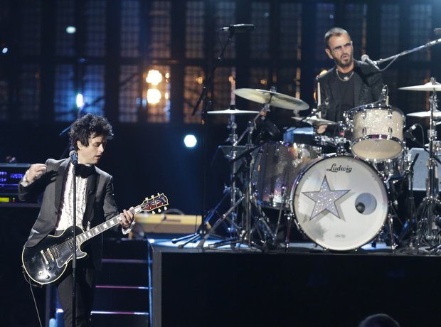 Green Day and Ringo Starr Rock 'N' Roll Hall Of Fa