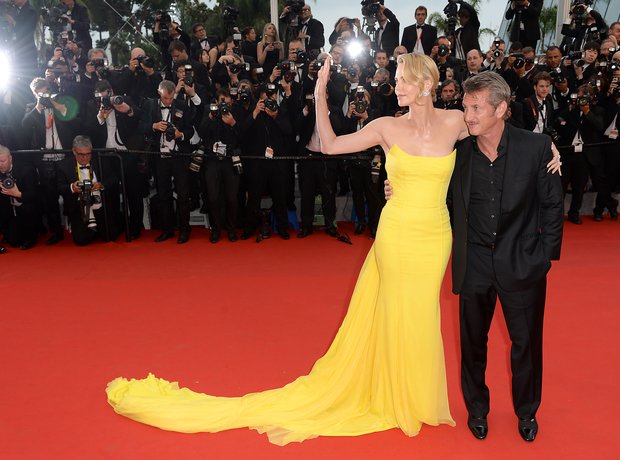 Charlize Theron and Sean Penn