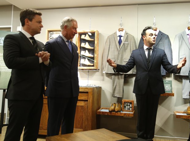 The Prince of Wales with Ant and Dec