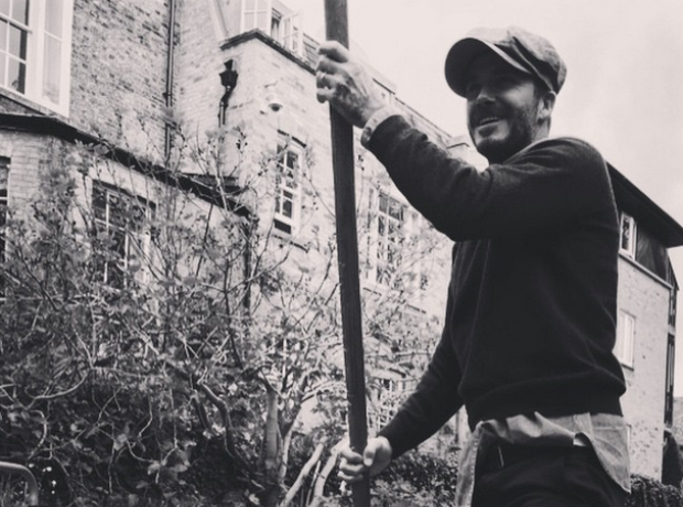 David Beckham In Cambridge