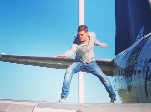 Michael Buble plane