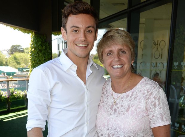 Tom Daley and coach