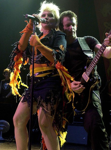 Blondie on stage
