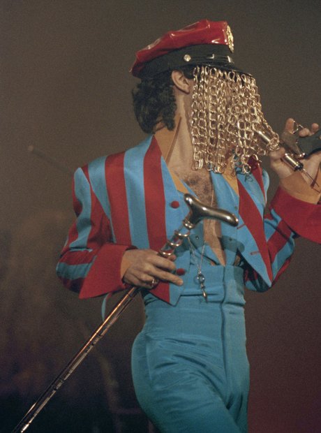 Prince on stage