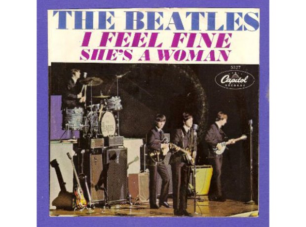 Beatles I Feel Fine Single Cover