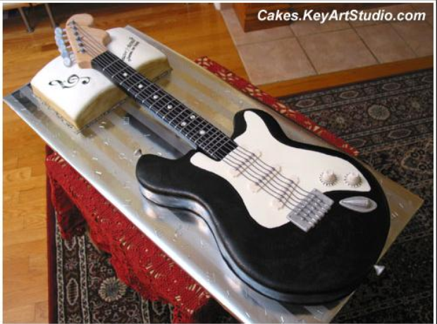 music inspired cakes