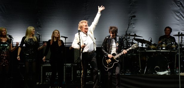 Ronnie Wood and Rod Stewart The Faces reunion