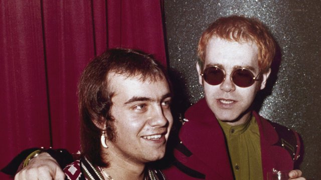 Bernie Taupin and Elton John 1973