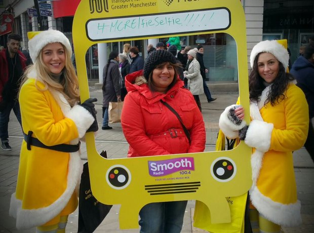 Transport For Greater Manchester Elfie Selfies