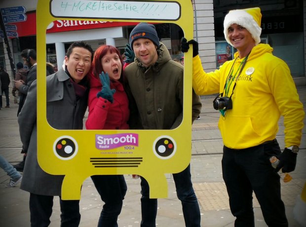 Transport For Greater Manchester Elfie Selfies