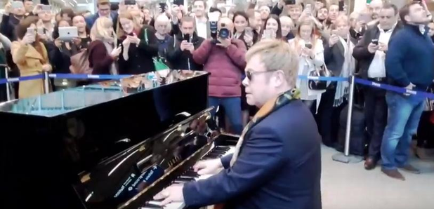 Elton John St Pancras Surprise