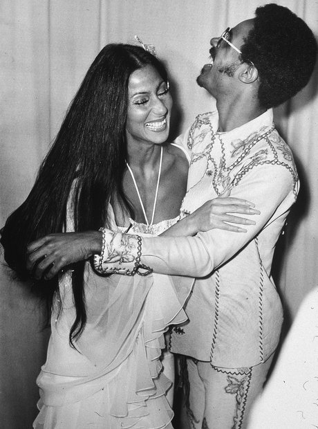 Stevie Wonder and Cher at Grammies Grammy Awards