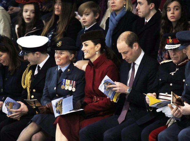 Catherine And William visit The RAF in Wales