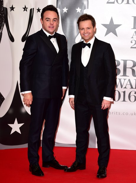 Ant and Dec Red Carpet Arrivals Brit Awards 2016